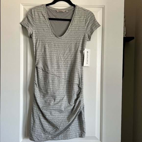 NWT Athleta Central Stripe Dress size XS - Picture 3 of 9